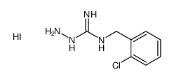 [[N'-[(2-chlorophenyl)methyl]carbamimidoyl]amino]azanium,iodide Structure