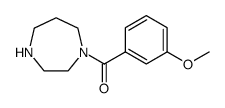 Methanone, (hexahydro-1H-1,4-diazepin-1-yl)(3-methoxyphenyl)结构式