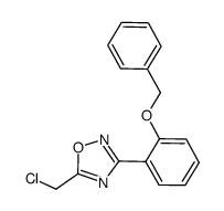 5-(Chloromethyl)-3-(2-Phenoxyphenyl)-1,2,4-Oxadiazole structure