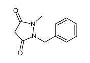 1-benzyl-2-methylpyrazolidine-3,5-dione Structure