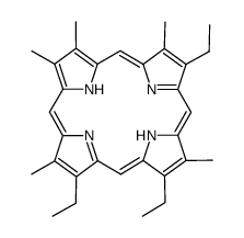 8,13,17-triethyl-2,3,7,12,18-pentamethylporphyrin Structure