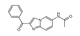 N-(2-benzoylimidazo[1,2-a]pyridin-6-yl)acetamide结构式