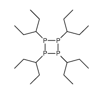 Tetrapentyl-(3)-cyclotetraphosphin Structure