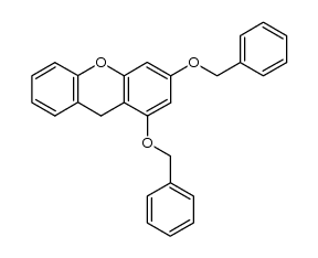 1,3-bis(benzyloxy)-9H-xanthene Structure