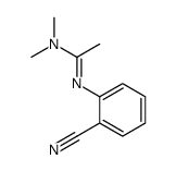 (E)-N'-(2-Cyanophenyl)-N,N-dimethylethenimidamide结构式