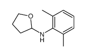 N-(2,6-dimethylphenyl)oxolan-2-amine结构式