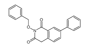 2-benzyloxy-7-phenylisoquinoline-1,3(2H,4H)-dione结构式