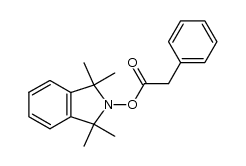 2-(phenylacetoxy)-1,1,3,3-tetramethylisoindoline结构式