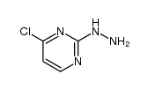 4-chloro-2-hydrazinopyrimidine Structure