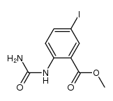 N-[4-iodo-2-(methoxycarbonyl)phenyl]urea结构式