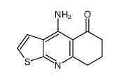 4-AMINO-7,8-DIHYDROTHIENO[2,3-B]QUINOLIN-5(6H)-ONE结构式