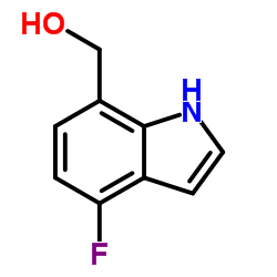 1H-Indole-7-Methanol, 4-fluoro- structure