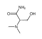 Propanamide, 2-(dimethylamino)-3-hydroxy-, (S)- (9CI)结构式