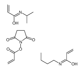 poly(N-isopropylacrylamide-N-n-butylacrylamide-N-acryloxysuccinimide) Structure