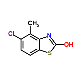 5-Chloro-4-methyl-1,3-benzothiazol-2(3H)-one结构式