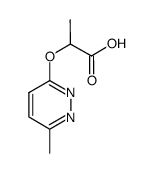 2-[(6-methylpyridazin-3-yl)oxy]propanoic acid结构式