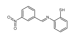 2-((3-nitrobenzylidene)amino)benzenethiol结构式