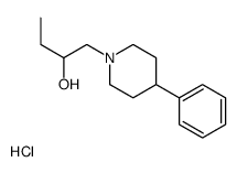 1-(4-phenylpiperidin-1-yl)butan-2-ol,hydrochloride Structure