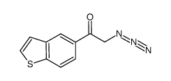 2-azido-1-(benzo[b]thiophen-5-yl)ethanone Structure