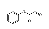 N-methyl-2-oxo-N-(o-tolyl)acetamide Structure