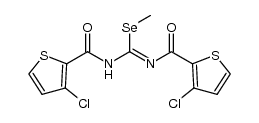 methyl N,N'-di(3-chlorothien-2-ylcarbonyl)-imidoselenocarbamate Structure