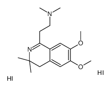 2-(6,7-dimethoxy-3,3-dimethyl-4H-isoquinolin-1-yl)-N,N-dimethylethanamine,dihydroiodide Structure