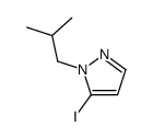 3-Iodo-2-isobutylpyrazole结构式