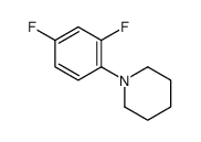 2,4-Difluoro-1-piperidinobenzene结构式