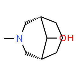 (1β,5β,9-syn)-3-Methyl-3-azabicyclo[3.3.1]nonan-9-ol结构式