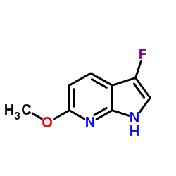 3-Fluoro-6-methoxy-1H-pyrrolo[2,3-b]pyridine Structure