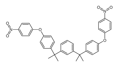 1,3-bis[2-[4-(4-nitrophenoxy)phenyl]propan-2-yl]benzene结构式