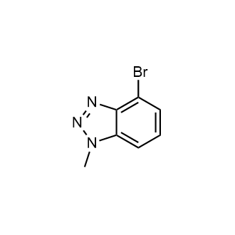 4-Bromo-1-methyl-1H-benzo[d][1,2,3]triazole structure