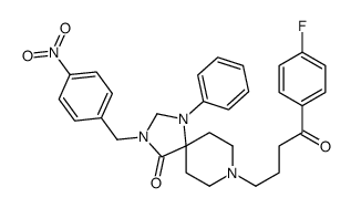 N-(4-nitrobenzyl)spiperone结构式