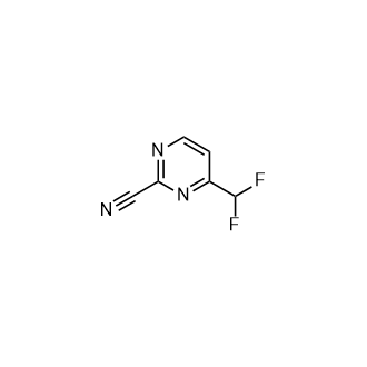 4-(二氟甲基)嘧啶-2-甲星空app结构式