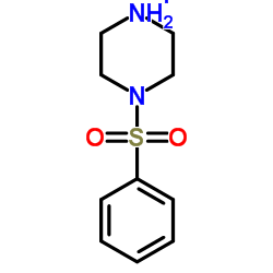 1-苯磺酰基哌嗪结构式