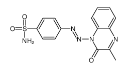 4-[(3-methyl-2-oxoquinoxalin-1-yl)diazenyl]benzenesulfonamide Structure