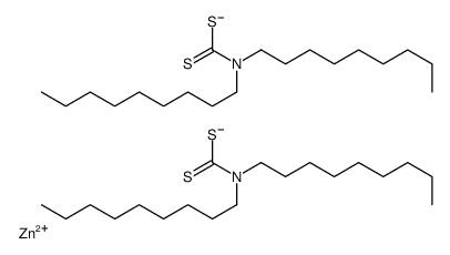 bis(dinonyldithiocarbamato-S,S')zinc Structure