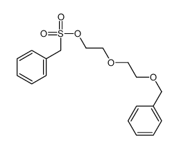 2-(2-phenylmethoxyethoxy)ethyl phenylmethanesulfonate Structure