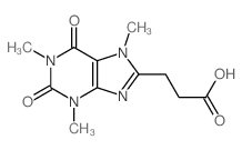 1H-Purine-8-propanoicacid, 2,3,6,7-tetrahydro-1,3,7-trimethyl-2,6-dioxo- picture