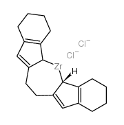 [(S,S)-乙烯双(4,5,6,7-四氢-1-茚基)]二氯化锆(IV)结构式