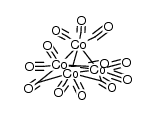 tetracobalt dodecacarbonyl Structure