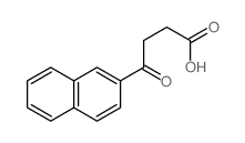 4-(萘-2-基)-4-氧代丁酸结构式