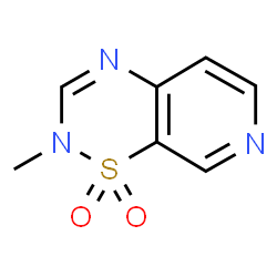 2H-Pyrido[4,3-e]-1,2,4-thiadiazine,2-methyl-,1,1-dioxide(9CI)结构式