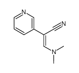 3-dimethylamino-2-pyridin-3-yl-acrylonitrile结构式