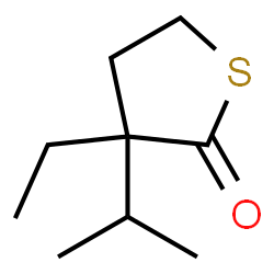 2(3H)-Thiophenone,3-ethyldihydro-3-(1-methylethyl)-(9CI)结构式