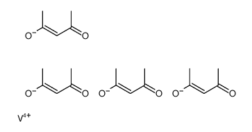 tetrakis(pentane-2,4-dionato-O,O')vanadium structure