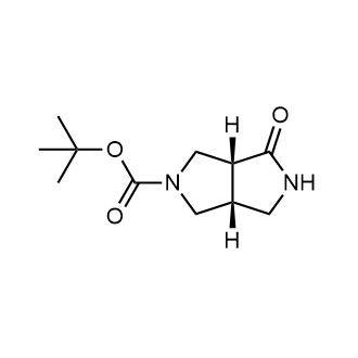 (3aR,6aR)-4-氧代六氢吡咯并[3,4-c]吡咯-2(1H)-羧酸叔丁酯结构式