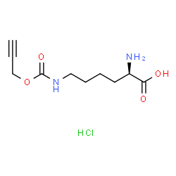 (R)-2-氨基-6-(((丙-2-炔-1-基氧基)羰基)氨基)己酸盐酸盐图片