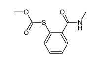 S-Methoxycarbonyl-N-methyl-2-mercapto-benzamid Structure