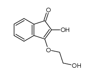 3-(2-Hydroxy-aethoxy)-2-hydroxy-indenon-(1)结构式